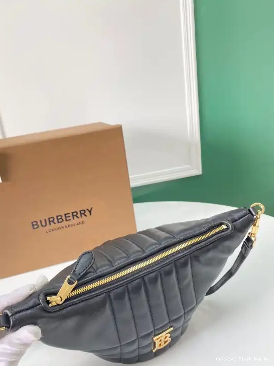 Official FirstBag Ru Crescent Lola Small Bag Quilted BURBERRY Lambskin 0518